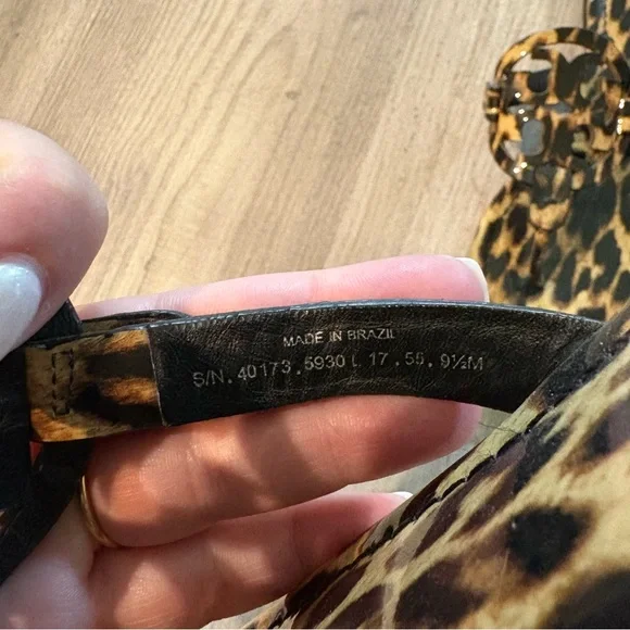 Tory Burch Animal Print Sandals - Picture 4 of 7